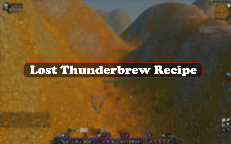 Lost Thunderbrew Recipe