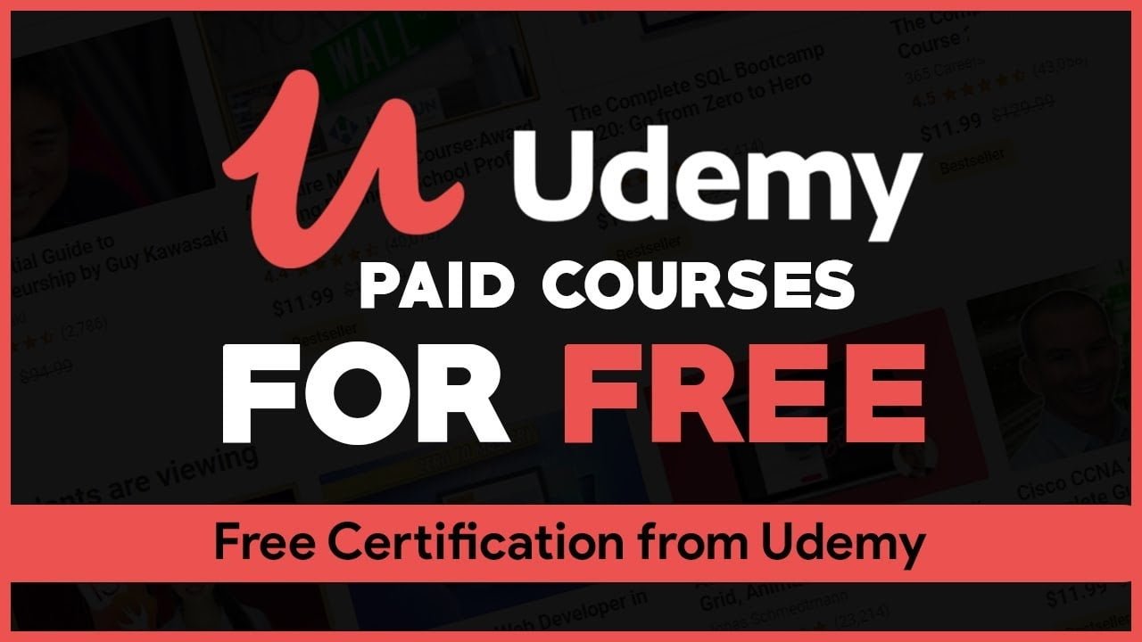 how to purchase udemy course for free