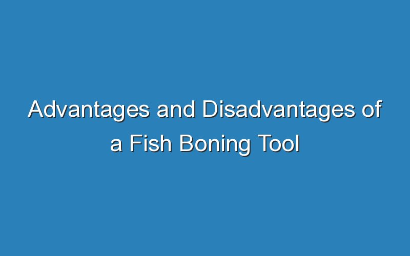 advantages and disadvantages of a fish boning tool 17848