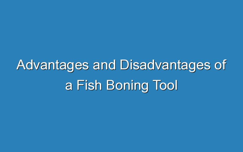 Advantages And Disadvantages Of A Fish Boning Tool - Updated Ideas