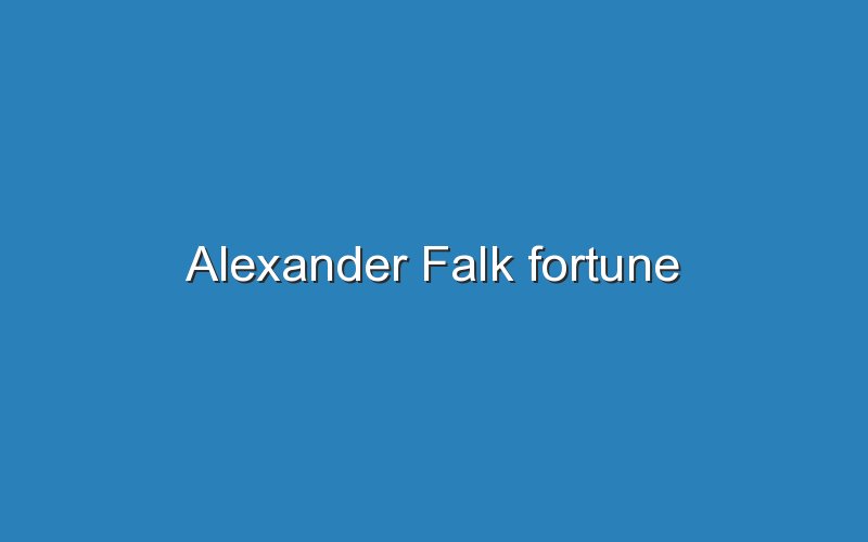 alexander falk fortune 12145
