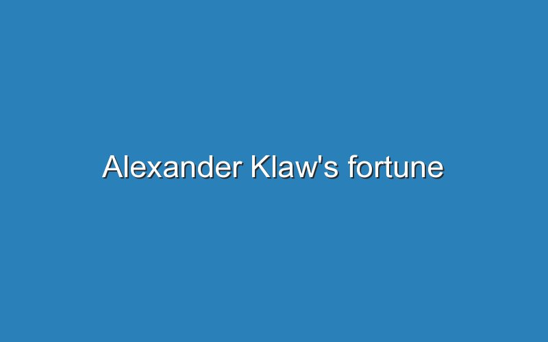 alexander klaws fortune 11533