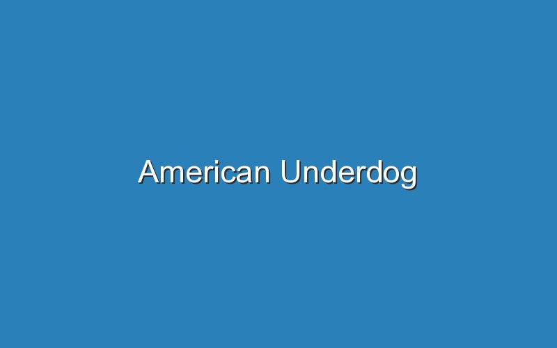 american underdog 18071
