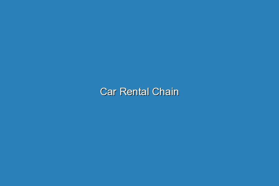 car rental chain 19813