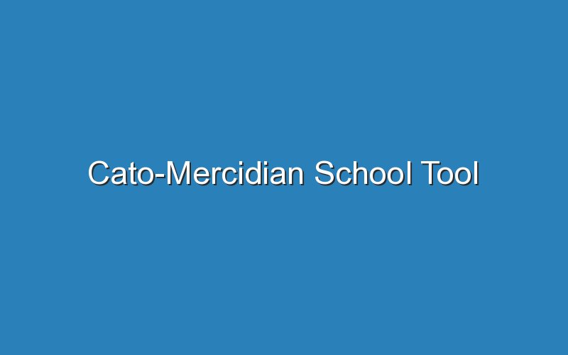 cato mercidian school tool 17513