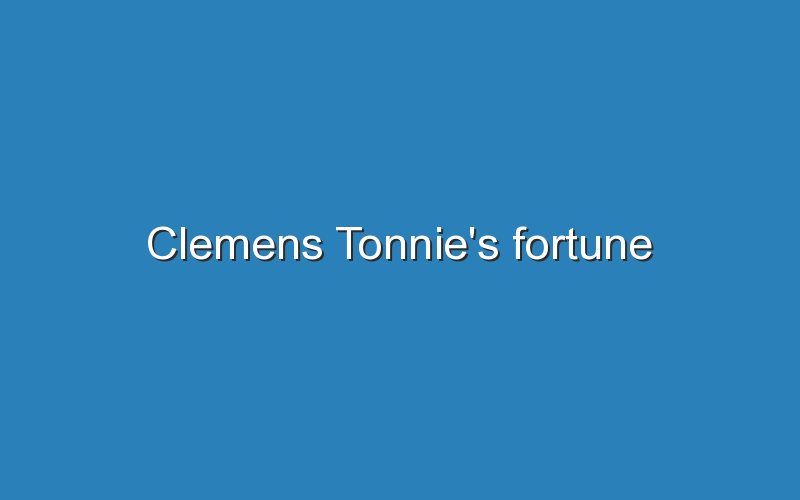 clemens tonnies fortune 11814