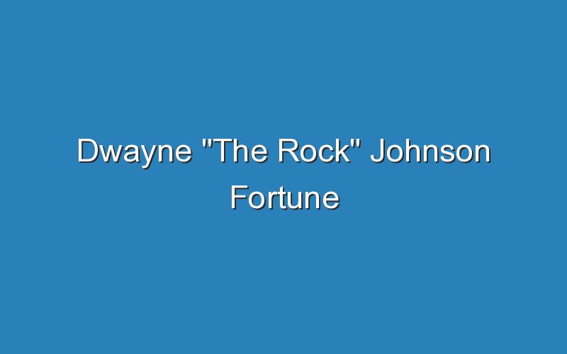 dwayne the rock johnson fortune 12426