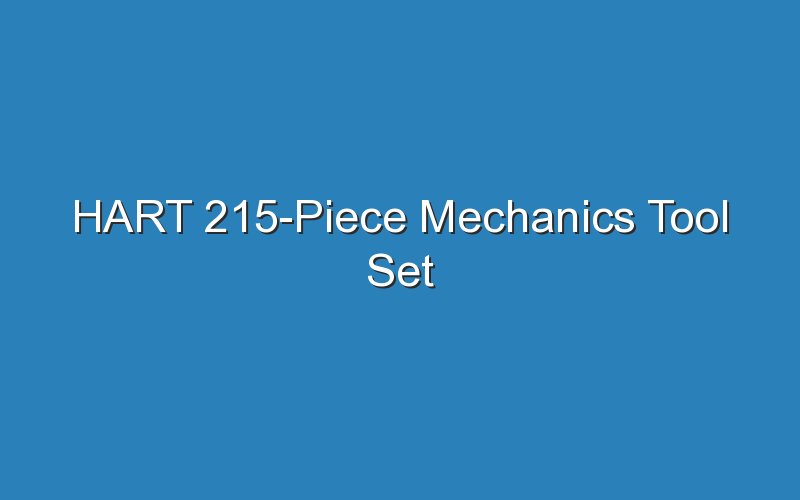 hart 215 piece mechanics tool set 17542