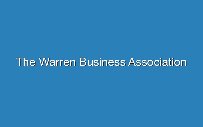 the warren business association 15854