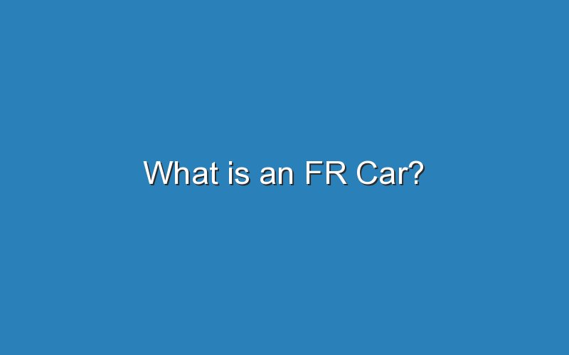 what is an fr car 18664