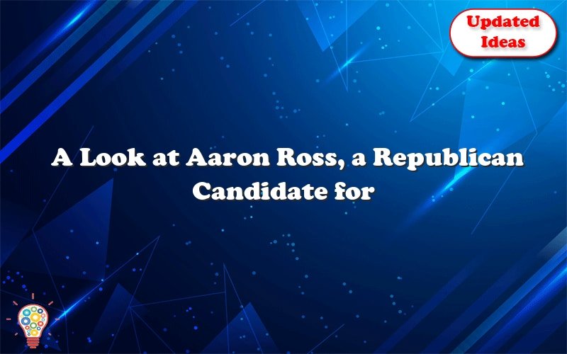 a look at aaron ross a republican candidate for congress in west virginias second district 30657