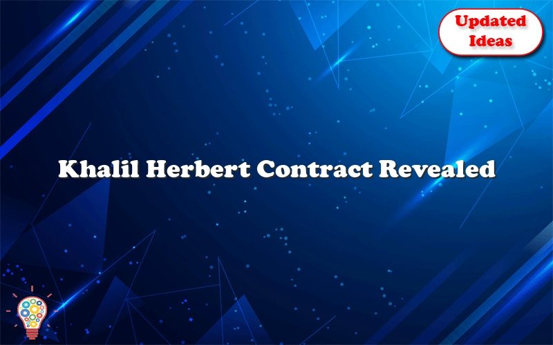 khalil herbert contract revealed 28841
