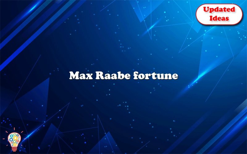 max raabe fortune 10940