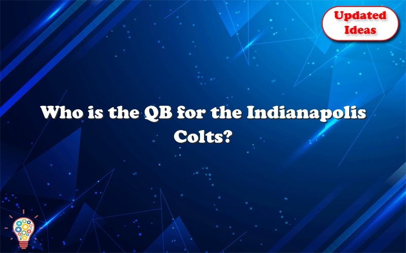 who is the qb for the indianapolis colts 25328