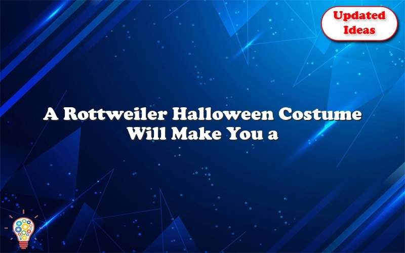 a rottweiler halloween costume will make you a hit at your next party 46122