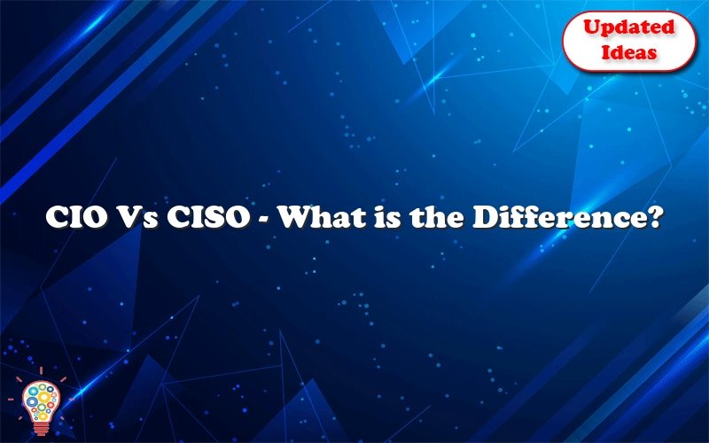 cio vs ciso what is the difference 51432