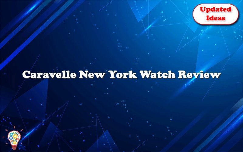 caravelle new york watch review 53055
