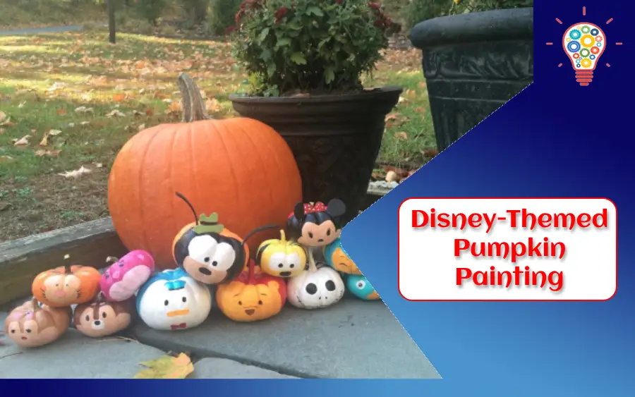 Disney-Themed Pumpkin Painting