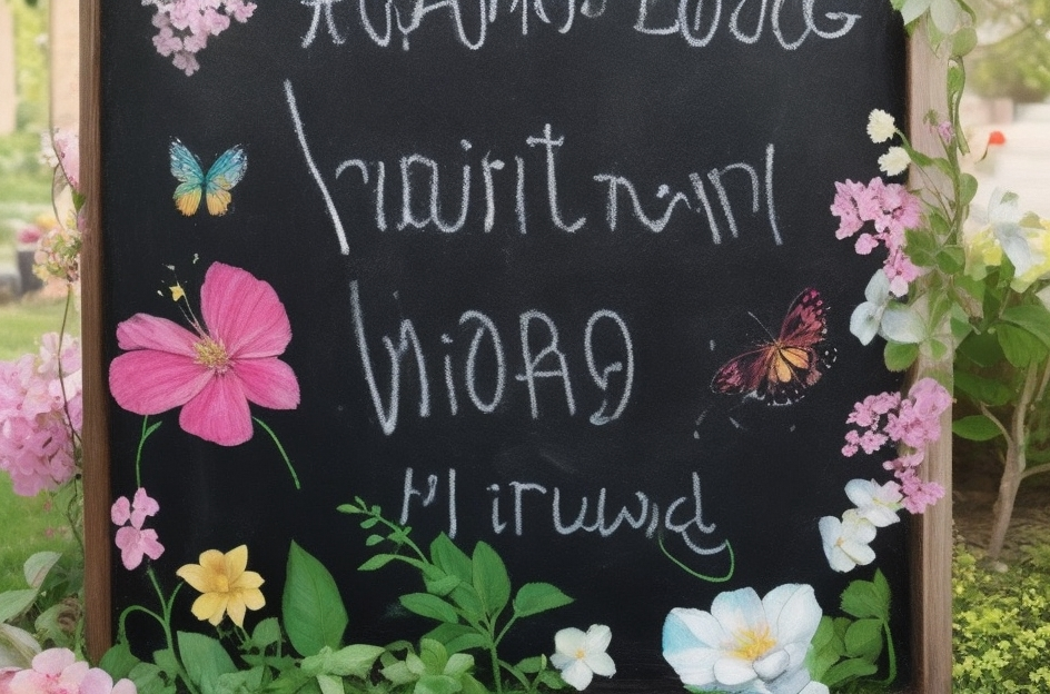 Springing Into Creativity: Unique Chalkboard Ideas for the Blooming Season