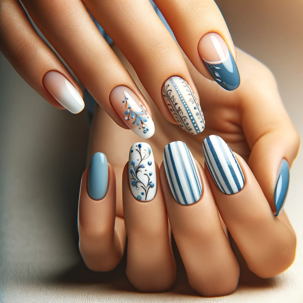 Blue and White Nail Ideas: Timeless Elegance for Every Occasion