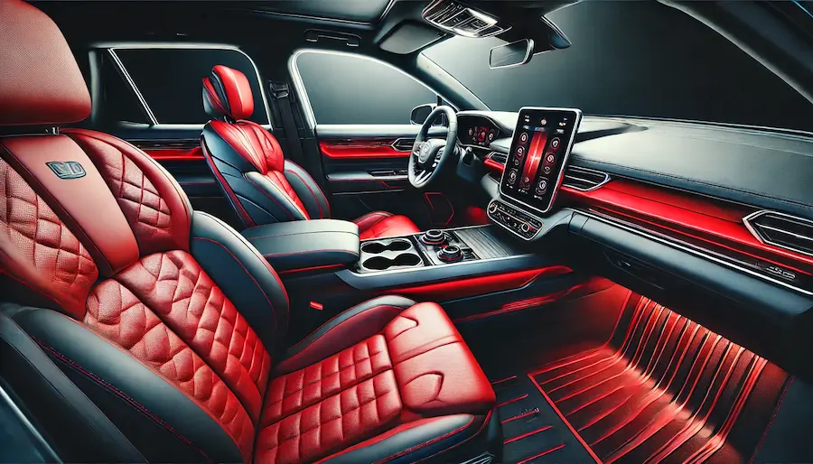 Why Red Interiors in SUVs are a Bold and Luxurious Choice