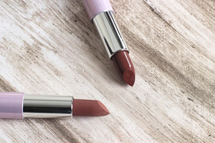 Cosmic Moon metallic lipstick tubes showing colorful shimmery shades
